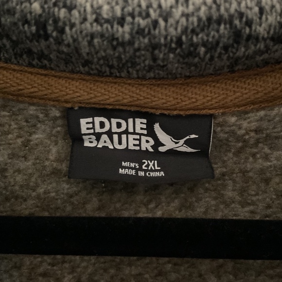 Eddie Bauer Long Sleeve Radiator Fleece 1/4 Zip Pullover - 2XL - Bronze - Picture 3 of 5